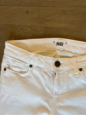 PAIGE White High-Rise Women’s Jeans